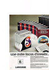 1980 advertisement larousse d'occasion  Expédié en Belgium