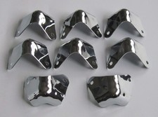 8x Amplificador de Alto-falante Cromado Polido Metal 2 Pernas Guitarra AMP Canto para Fender, usado comprar usado  Enviando para Brazil