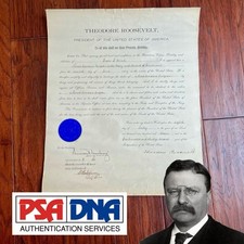 Theodore roosevelt psa for sale  Wayne