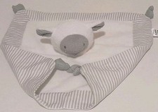 Cobertor de segurança para bebê ovelha sonolenta edredom abraço branco cinza chocalho, usado comprar usado  Enviando para Brazil