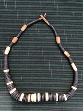 Collana tribale osso usato  Roma
