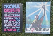 Bicicleta Kona 2x Placa de Metal Sweet Ride Manifesto Quadro Antigo Litho Rise Pedalário comprar usado  Enviando para Brazil