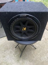 Kicker Comp Single 12 12" Caixa Selada Subwoofer e Kicker Dx 250.1 Amp Ótimo Estado comprar usado  Enviando para Brazil