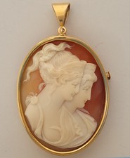 Pendentif broche camee d'occasion  Montady