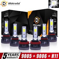 Usado, Faróis de LED + kit de lâmpadas de neblina para Toyota Corolla 2009 2010 2011 2012 2013 6000K comprar usado  Enviando para Brazil