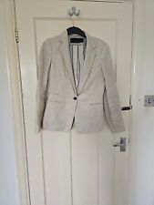 Zara cream blazer for sale  SOLIHULL