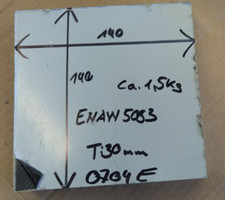 Alu reststück 140x140x30mm gebraucht kaufen  Mertingen