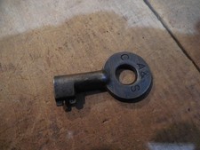 ANTIGUA LLAVE DE CERRADURA DE LATÓN SOLO C A & S VINTAGE ANTIGUA 1 CA & S segunda mano  Embacar hacia Mexico
