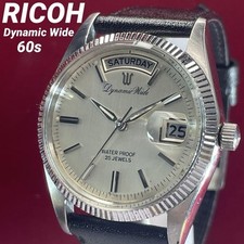 RICOH Dynamic Wide relógio mecânico de corda manual vintage década de 1960 comprar usado  Enviando para Brazil
