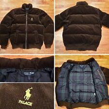 Jaqueta acolchoada Palace x Polo Ralph Lauren de veludo edição limitada tamanho pequeno comprar usado  Enviando para Brazil