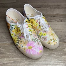 Keds x Rifle Paper Co Champion Marguerite Floral Rosa WF66075 Feminino Tamanho 6 NOVO, usado comprar usado  Enviando para Brazil