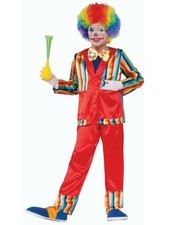 Fantasia engraçada palhaço empresarial circo festa de aniversário carnaval livro semana meninos comprar usado  Enviando para Brazil