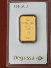 Goldbarren degussa feingold gebraucht kaufen  München