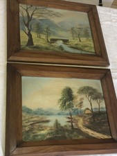Vecchi dipinti firmati usato  Torre Canavese
