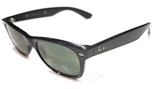 Óculos de sol Ray Ban Rb2132 901 novo Wayfarer preto verde 52/18 muito bom estado comprar usado  Enviando para Brazil