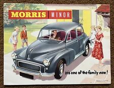 Morris minor brochure for sale Morris minor brochure for sale  COLCHESTER
