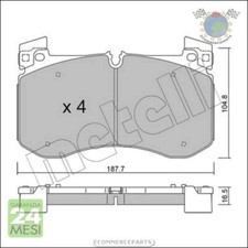 Kit pastiglie freno usato  Roma