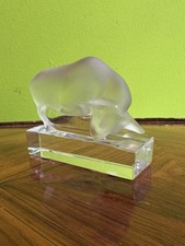 Scultura toro cristallo usato  Italia