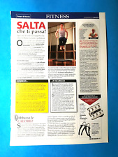 Clipping giornale fitness usato  Italia