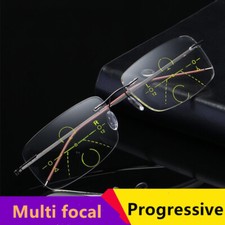 Gafas de distancia de lectura de rayos azules anit multifocales progresivas sin montura unisex segunda mano  Embacar hacia Mexico
