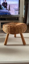 Wicker footstool vintage for sale  New Kensington