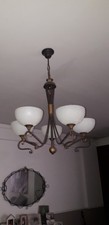 Lampadario ferro battuto usato  Italia