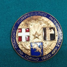 Distintivo concorso pompierist usato  Genova