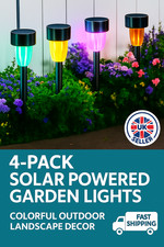 Multicolour solar outdoor for sale  BOLTON