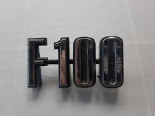 Emblema Ford F100 OEM Ford Badges F-100 70s 60s 80s emblema raro comprar usado  Enviando para Brazil
