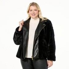 Black reversible faux for sale  New Port Richey