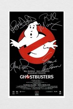Pôster de filme assinado GHOSTBUSTERS 11x17 com certificado de autenticidade - Lembranças autênticas comprar usado  Enviando para Brazil