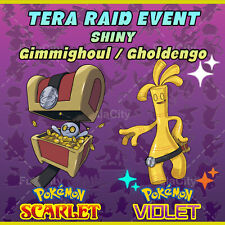 ✨ SHINY GIMMIGHOUL / GHOLDENGO ✨ EVENTO TERA RAID ✨ POKEMON ESCARLATE E VIOLETA ✨ comprar usado  Enviando para Brazil