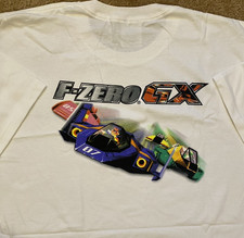Camiseta Vintage F-Zero Gx Grande Nintendo Gamecube Videogame Promo Rara Branca comprar usado  Enviando para Brazil