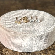 Usado, Lote de brincos de ouro 14k sólido no varejo US$ 359 comprar usado  Enviando para Brazil