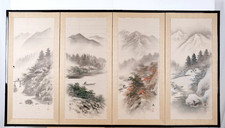 Japanese byobu four for sale  Oceanside