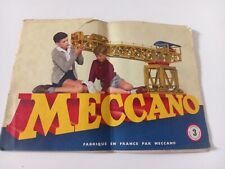 Meccano livret montage d'occasion  Longjumeau