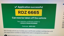 personal registration numbers for sale  ABERDEEN