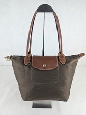 Bolsa Tote Longchamp Le Pliage Couro Nylon Marrom - ENVIO RÁPIDO - AUTÊNTICA!, usado comprar usado  Enviando para Brazil