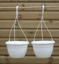 White 27cm hanging for sale  ASHFORD