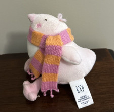 Usado, Cachecol listrado vintage Baby Gap rosa pássaro chocalho brinquedo de pelúcia 2005 5" comprar usado  Enviando para Brazil