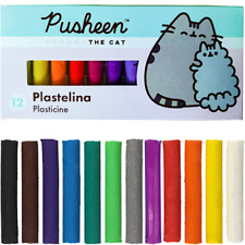 PUSHEEN PLASTELINA SZKOLNA OKRĄGŁA 12 INTENSYWNYCH KOLORÓW KOTEK CAT na sprzedaż  PL