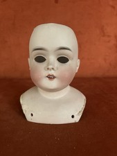 Boneca Bisque Alemã Antiga Ombro Cabeça Olhos Ausentes Marcado Triângulo 4 Bom! comprar usado  Enviando para Brazil