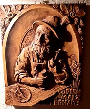 Holzrelief geschnitzt gebraucht kaufen  Solms