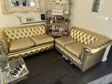 Stunning gold llather for sale  ROSSENDALE