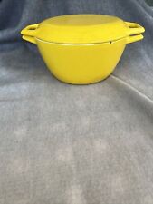 Vintage yellow enamel for sale  Charleston