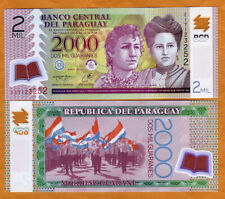 Paraguai 2000 Guaranis, 2023, POLÍMERO P-228e E-Prefixo, Nova Data e Sig. UNC comprar usado  Enviando para Brazil