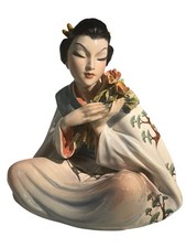 Scultura ceramica donna usato  Torino
