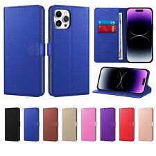 Capa carteira flip couro para iPhone 15 14 Pro Max Plus 13 12 11 XR XS 8 7 comprar usado  Enviando para Brazil