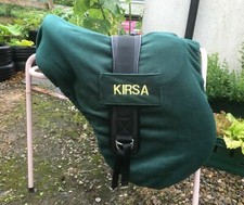 Personalised embroidered saddl for sale  MACHYNLLETH