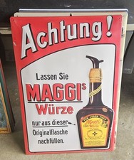 Blechschild maggi 60x40cm gebraucht kaufen  Remseck am Neckar